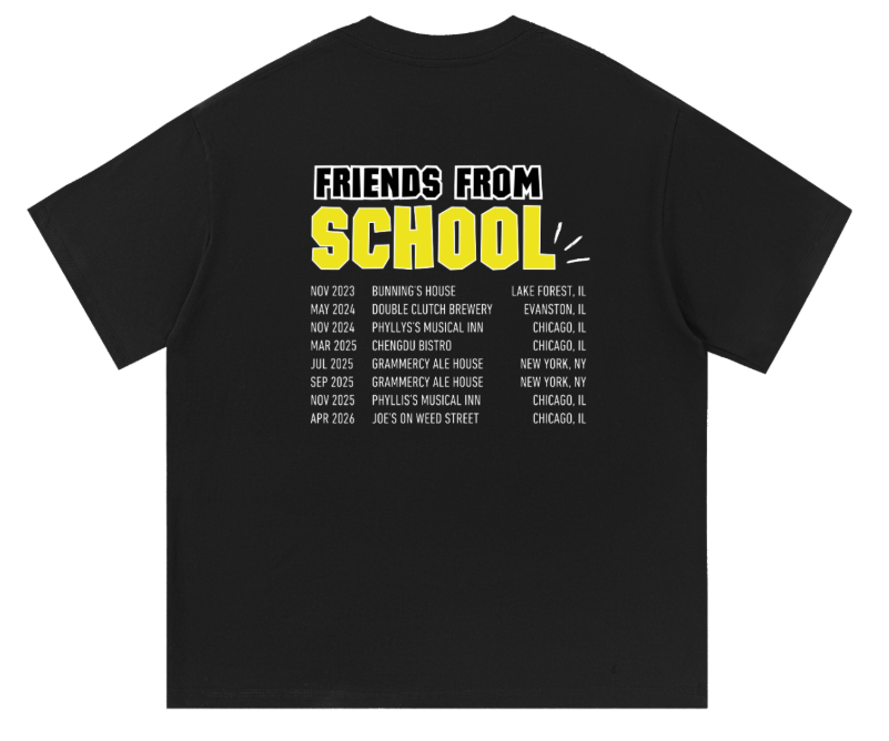 Show Your Work tee — back